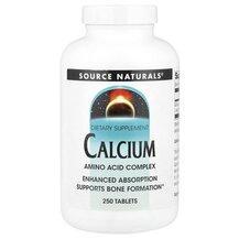 Кальцій 200 мг Calcium 250 Source Naturals 250 таблеток