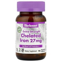 Хелатне залізо 27 мг Chelated Iron 27 mg Bluebonnet Хелатне залізо 27 мг Chelated Iron 27 mg Bluebonnet
