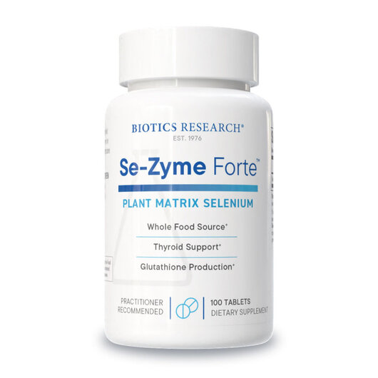 Основне фото товару Se-Zyme Forte Основне фото товару Biotics Research, Se-Zyme Forte, Селен, 100 таблеток