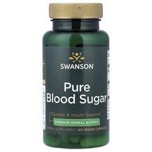 Pure Blood Sugar Поддержка уровня сахара Swanson 60 капсул
