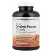 Фото товара Original Papaya Enzyme Фото товара American Health, Ферменты Папайи, Papaya Enzyme Chewable, 600 кап