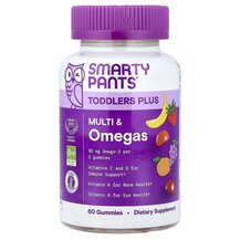 Toddler Plus Multi & Omegas Grape Orange & Strawberry
