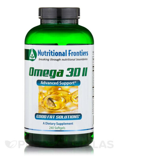 Основное фото товара Nutritional Frontiers, Омега 3, Omega 3D II Natural Lemon, 240 ка