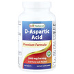 Фото товара D-Aspartic Acid, 750 mg Фото товара Best Naturals, L-Аспартат, D-Aspartic Acid, 750 mg, 180 таблеток