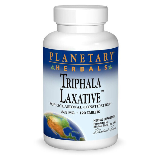 Основное фото товара Triphala Laxative Основное фото товара Planetary Herbals, Трифала, Triphala Laxative, 120 таблеток