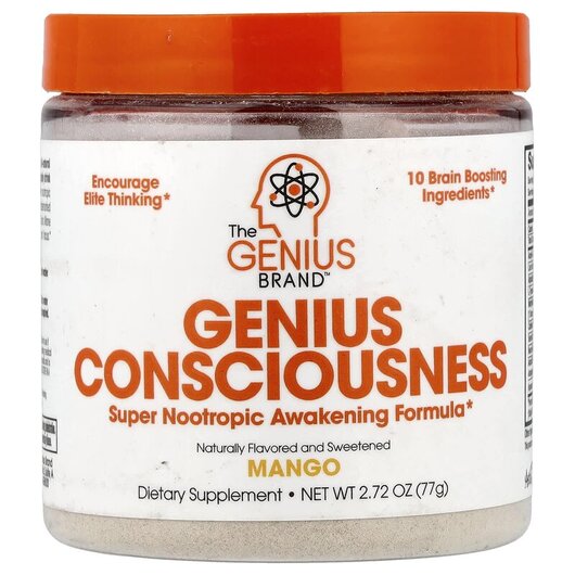 Основне фото товару The Genius Brand, Genius Consciousness Mango, Підтримка мозку, 77