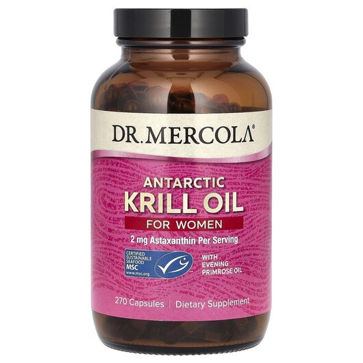 Основне фото товару Antarctic Krill Oil for Women Основне фото товару Antarctic Krill Oil for Women, Олія Антарктичного Кріля, 270 капс