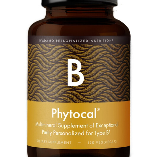 Основне фото товару Phytocal - Multimineral Blood Type B Основне фото товару Phytocal - Multimineral Blood Type B, Мінеральні добавки, 120 кап