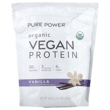 Pure Power Organic Vegan Protein Vanilla Протеин Веганский Pure Power Organic Vegan Protein Vanilla Протеин Веганский