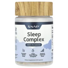 Мелатонін Sleep Complex with Melatonin Snap Supplements Мелатонін Sleep Complex with Melatonin Snap Supplements