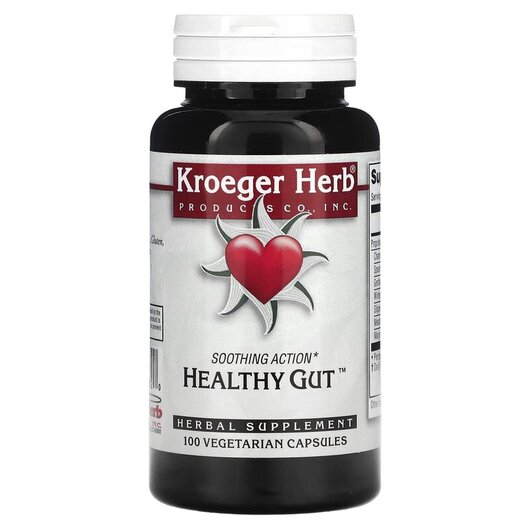 Основне фото товару Kroeger Herb, Healthy Gut, Підтримка кишківника, 100 капсул