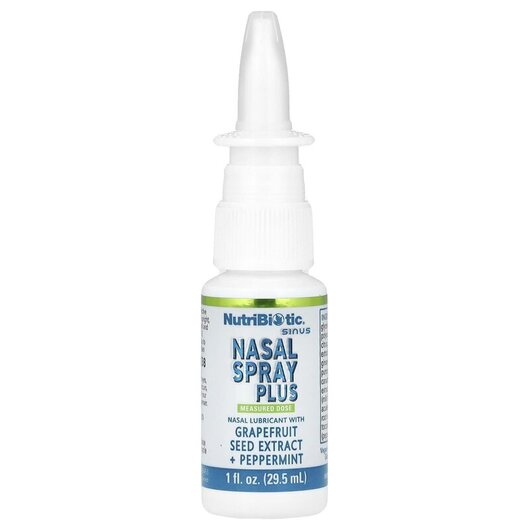 Основне фото товару Nasal Spray Plus with GSE Основне фото товару NutriBiotic, Nasal Spray Plus, Спрей назальний, 29.5 мл