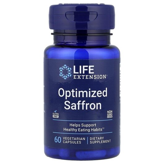 Основне фото товару Life Extension, Optimized Saffron, Екстракт шафрану, 60 капсул