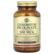 Chromium Picolinate 500 mcg Хром пиколинат 500 мкг Solgar