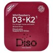Фото товару Vitamin D3 + K2 Wild Raspberry Фото товару Diso, Vitamin D3 + K2 Wild Raspberry, Вітаміни D3 K2, 30 таблеток