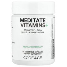 Підтримка стресу Meditate Vitamins+ CodeAge 60 капсул Підтримка стресу Meditate Vitamins+ CodeAge 60 капсул
