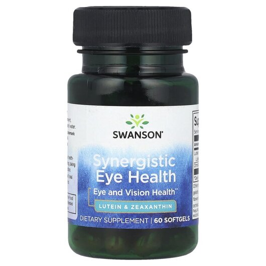Основне фото товару Synergistic Eye Health Eye And Vision Основне фото товару Swanson, Synergistic Eye Health, Підтримка здоров'я зору, 60