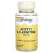 Фото товара Acetyl L-Carnitine 500 mg Фото товара Solaray, L-Карнитин, Acetyl L-Carnitine 500 mg, 30 капсул