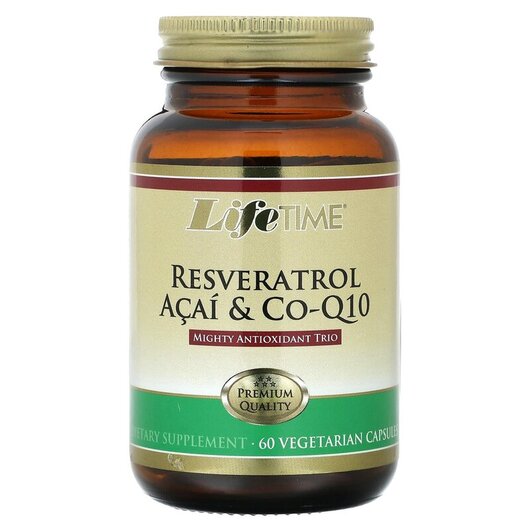 Основное фото товара LifeTime, Ягоды Асаи, Resveratrol Acai & Co-Q10, 60 капсул