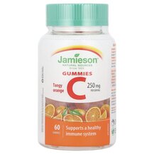 Vitamin C Gummies Tangy Orange 250 mg Витамин C Jamieson Vitamin C Gummies Tangy Orange 250 mg Витамин C Jamieson