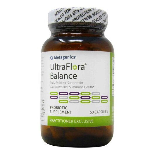 Основное фото товара UltraFlora Balance Основное фото товара Metagenics, Пробиотики, UltraFlora Balance, 60 капсул