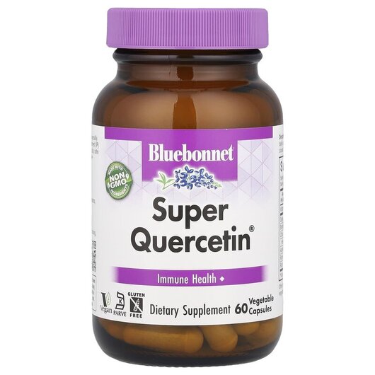 Основне фото товару Bluebonnet Nutrition, Super Quercetin, Супер Кверцетин, 60 капсул