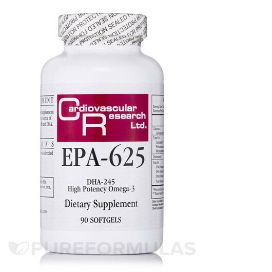Основне фото товару EPA-625 DHA-245 High Potency Omega-3, Омега ЕПК ДГК, 90 капсул