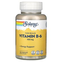 Vitamin B-6 100 mg Витамин B Solaray 120 капсул