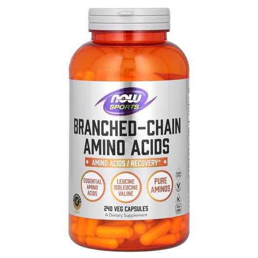 Основное фото товара NOW Foods, Аминокислоты, Sports Branched-Chain Amino Acids, 240 к