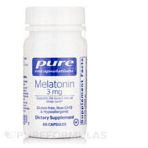 Мелатонін Melatonin 3 mg Pure Encapsulations 60 капсул Мелатонін Melatonin 3 mg Pure Encapsulations 60 капсул