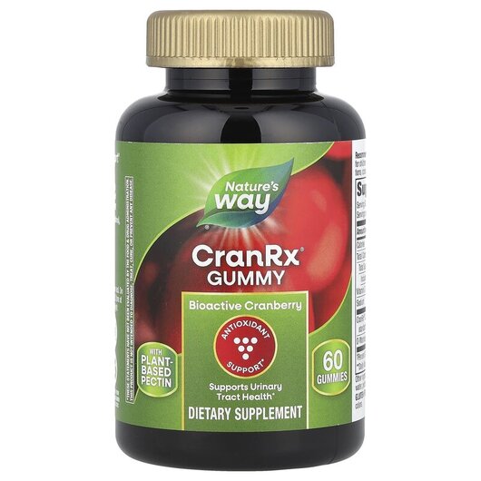 Основне фото товару CranRx Urinary Health BioActive Cranberry, Журавлина, 60 таблеток