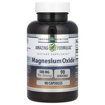 Магній Magnesium Oxide 500 mg Amazing Nutrition 90 капсул Магній Magnesium Oxide 500 mg Amazing Nutrition 90 капсул