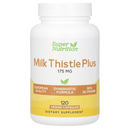 Основне фото товару Milk Thistle Plus with Turmeric Extract and Artichoke Extract 175 mg Основне фото товару Milk Thistle Plus with Turmeric Extract and Artichoke, Розторопша
