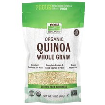 Кіноа Сертифікована Quinoa Whole Grain NOW Foods 454 г
