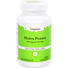Muira Puama, 300 mg Муира Пуама Vitacost 120 капсул Muira Puama, 300 mg Муира Пуама Vitacost 120 капсул