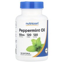 Peppermint Oil 50 mg Мята перечная Масло Nutricost Peppermint Oil 50 mg Мята перечная Масло Nutricost