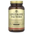 Фото товару Lipotropic Factors Фото товару Solgar, Lipotropic Factors, Ліпотропні фактори, 100 таблеток