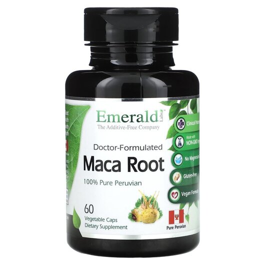 Основное фото товара Emerald, Мака, Maca Root, 60 капсул