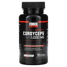 Гриби Кордицепс Cordyceps 500 mg Force Factor 60 капсул