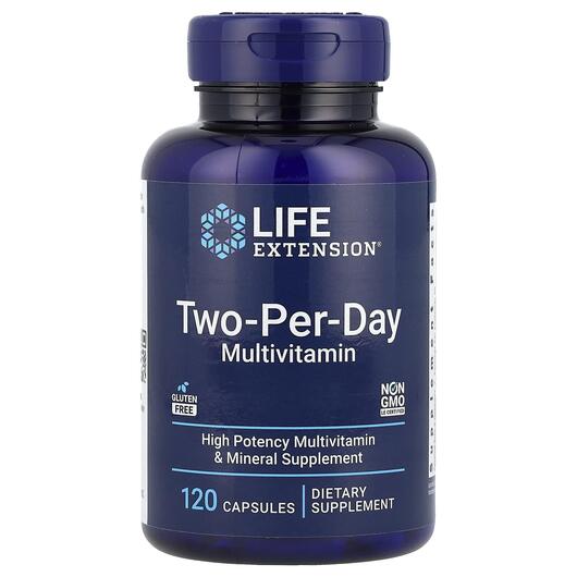 Основне фото товару Two-Per-Day Multivitamin V2 Основне фото товару Two-Per-Day Multivitamin V2, Мультивітаміни, 120 капсул