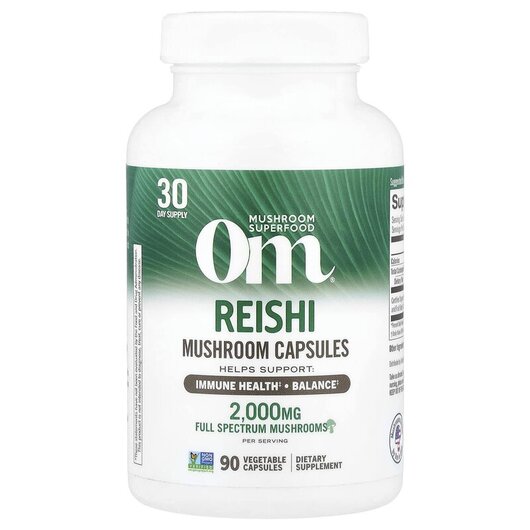 Основне фото товару Reishi 667 mg 90 Vegetarian, Гриби Рейша 667 мг, 90 капсул