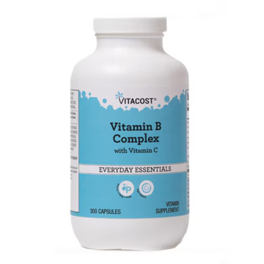 Основное фото товара Vitacost, B-комплекс, Vitamin B Complex with Vitamin C, 300 капсу