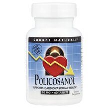 Policosanol 10 mg 60 Поликозанол 10 мг Source Naturals