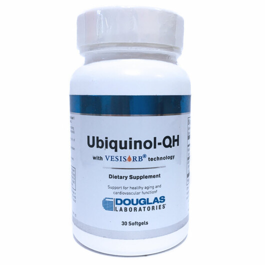 Основне фото товару Ubiquinol-QH with VESIsorb Technology Основне фото товару Douglas Laboratories, Ubiquinol QH, Убіхінол Канека, 30 капсул