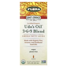 Омега 3-6-9 Udo's Oil DHA 3·6·9 Flora 946 мл