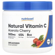 Natural Vitamin C Unflavored Витамин C Nutricost 227 г