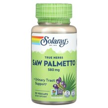 Со Пальметто True Herbs Saw Palmetto 580 mg Solaray