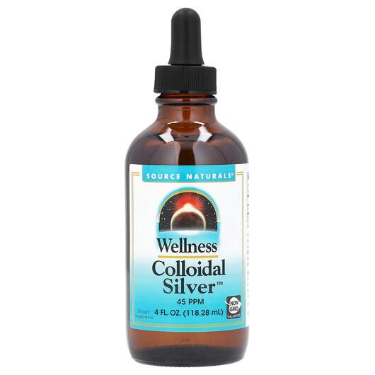 Основное фото товара Коллоидное серебро, Wellness Colloidal Silver 45 PPM, 118.28 мл