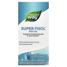 Super Fisol Fish Oil Enteric-Coated Омега 3 Nature's Way