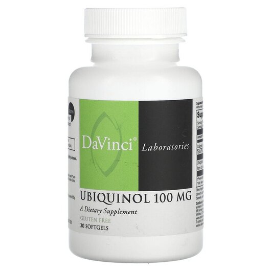Основное фото товара Ubiquinol 100 mg Основное фото товара DaVinci Laboratories, Убихинол, Ubiquinol 100 mg, 30 капсул